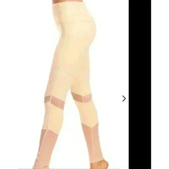 WOMENS X BY GOTTEX PINK-PEACH LEGGINGS - Picture 3 of 7